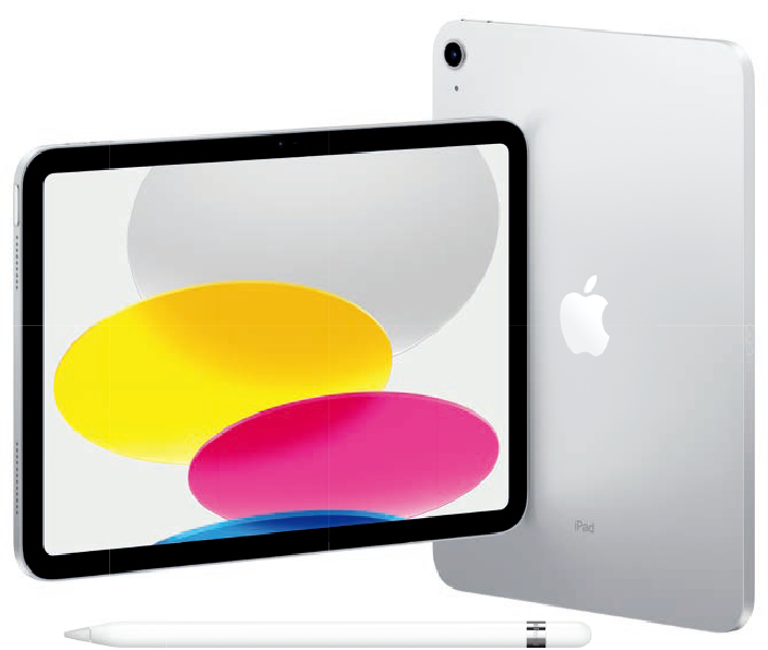 iPad 第10世代（Wi-Fiモデル）64GB シルバー、Apple-Pencil-USB-C